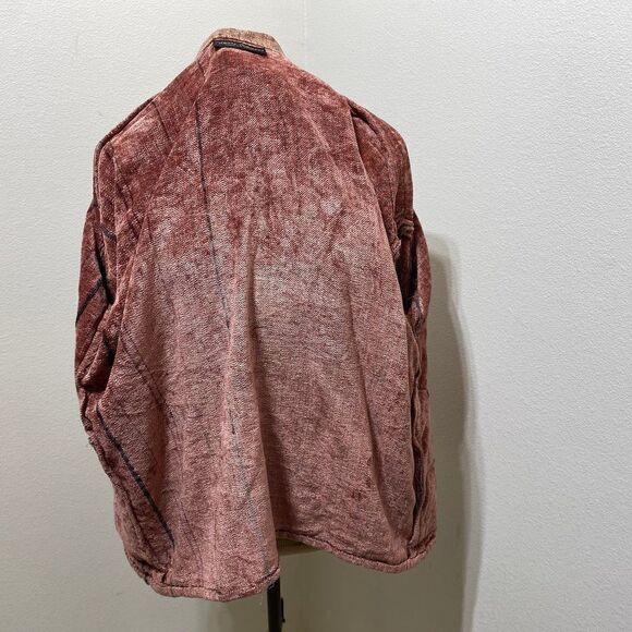 Marcia Hammond Art Hand Woven Cotton Rayon Blend Cardigan/Blazer Multicolored - Picture 7 of 10